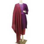 Womens Three Piece-KPD-600-Cotton-Hand Stitch-Purple