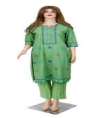 Women's Three Piece Stitct-Green-2061 - Image 2