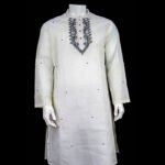 Men's Panjabi - Jamdani - Design 1