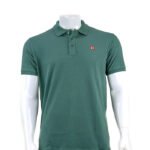 Mens Polo Half T-Shirt-Olive