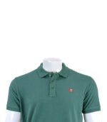 Mens Polo Half T-Shirt-Olive - Image 2