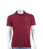 Mens Polo Half T-Shirt-Maroon