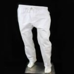 Mens Pajama -Cotton-White Trouser