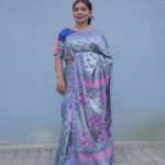 Womens Saree Silk-Block & Emb