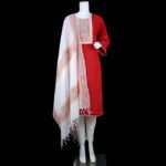 Womens Three Piece-Red & White-KPD-625