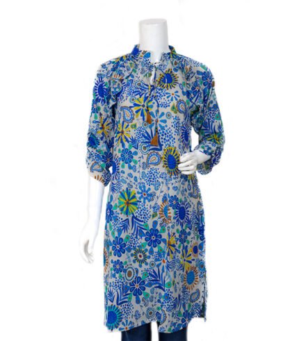 Women's Tops-Blue-KPD-0099