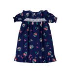 Kid Girl Tops- Navy Blue- Cotton