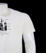 Mens Half T-Shirt-White - Image 3