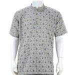 Mens Half Fotua - Karupannya -Silver & Parrot Green Colour -KPD-530