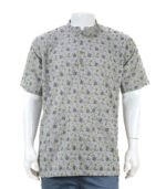 Mens Half Fotua - Karupannya -Silver & Parrot Green Colour -KPD-530