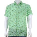 Mens Half Shirt Karupannya Casual -  Green Colour