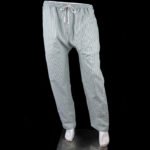 Mens Trouser Cotton - KPD-636 - White & Green Check