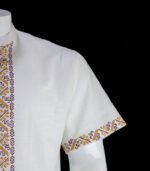 Mens Half Fotua Cotton-Block - White - Image 3