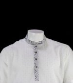 Mens Half Fotua Cotton-Block - White - Image 2
