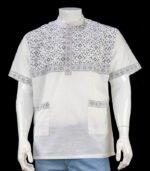 Mens Half Fotua Cotton-Block - KPD-924 - Off White