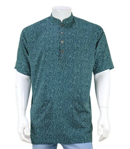 Mens Half Fotua Karupannya - Deep Sea Green