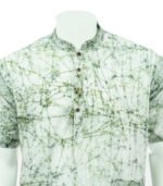 Mens Half Fotua Cotton-Batik Scheels Green Colour- KPD-0373 - Image 2