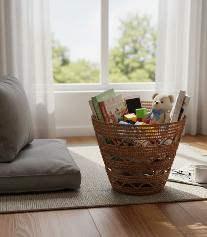 6 Cane Basket - Image 1