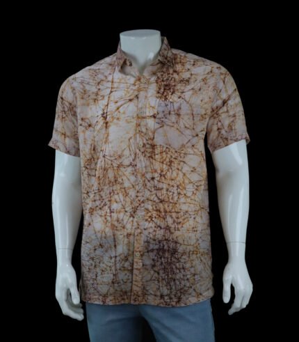 Men's Half shirt Cotton- Batik