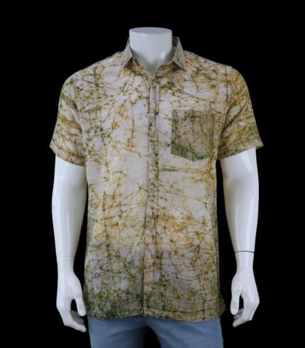 Men's Half shirt Cotton- Batik