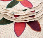 Place Mat Set- Hand Stitch 2-  7 Pcs - Image 4