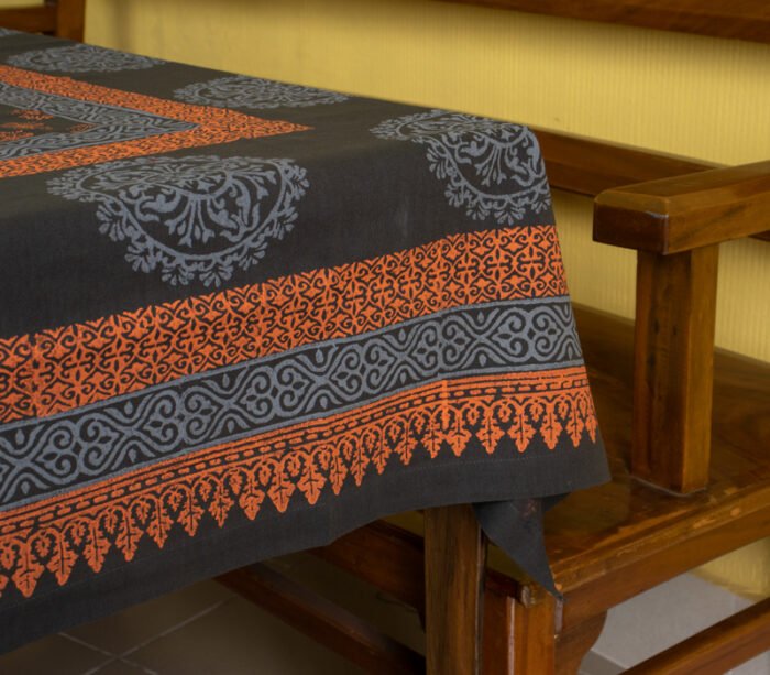 Table Cloth Cotton-Block Color - Image 3