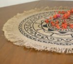Table Place Mat- Jute- Round 14'' - Image 5