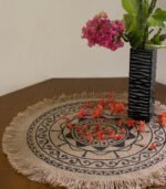 Table Place Mat- Jute- Round 14'' - Image 4