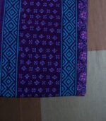 Bed Sheet- Satin Block Purple (90 X 96 Inch) - Image 4