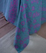 Bed Sheet- Cotton(Blue)-90 X 96 Inch - Image 2