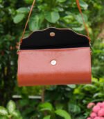 Leather Hand purse- Brown - Image 6