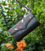 Leather Purse Bag - Shiny Black - Image 10