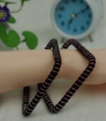 Handmade Bangles- Churi - (one pair) | কাজল - Image 2
