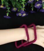 Handmade Bangles- Churi - (one pair) | রক্তকমল - Image 3