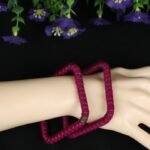 Handmade Bangles- Churi - (one pair) | রক্তকমল