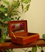 Hand-Stitched Leather Jewellery Box - Image 4