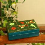 Hand-Stitched Leather Jewellery Box