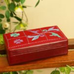 Hand-Stitched Leather Jewellery Box