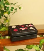 Hand-Stitched Leather Jewellery Box