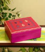Hand-Stitched Leather Jewellery Box