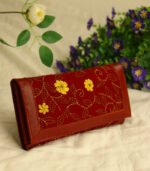 Hand-Stitched Leather Purse - Image 5