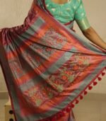Saree (Silk-Block) - Image 7