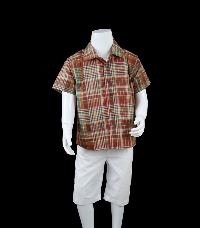 IMG_5420 Half Sleeve Shirt Set (Kids) - Image 2