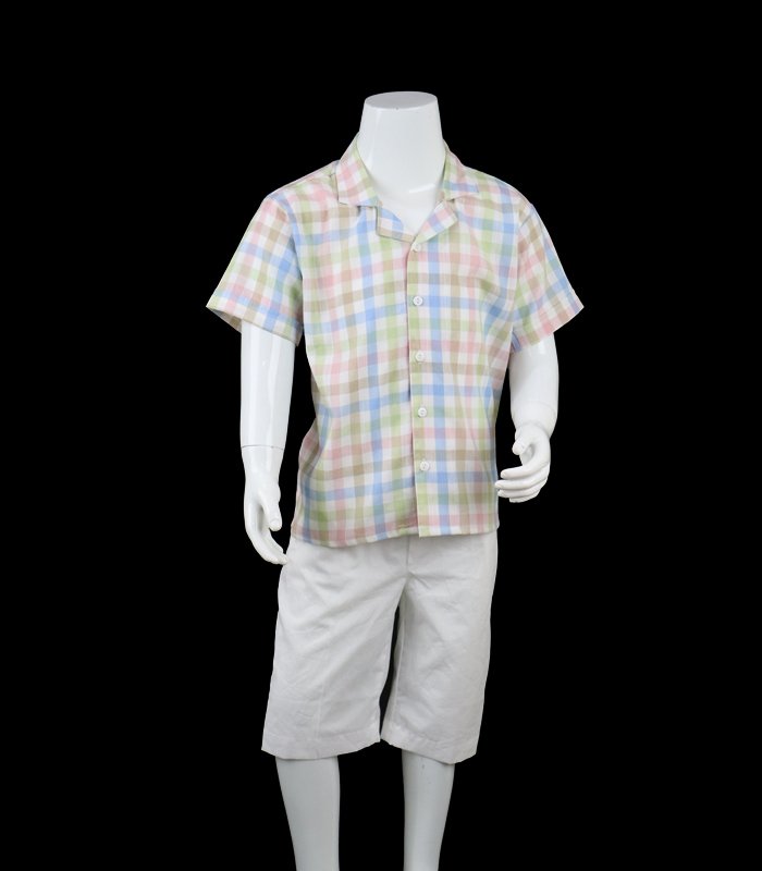 IMG_5424 Half Sleeve Shirt Set (Kids) - Image 2