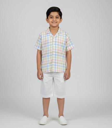 Half Sleeve Shirt Set (Kids)