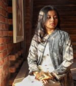 Block Printed Cotton Long Shrug Jacket - Image 2