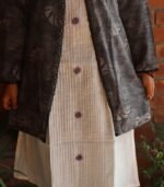 Block Printed Cotton Long Shrug Jacket - Image 6