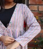 Multicolor Short Printed Shrug - Image 5