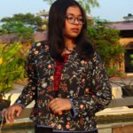 Black Casual Crop Shrug